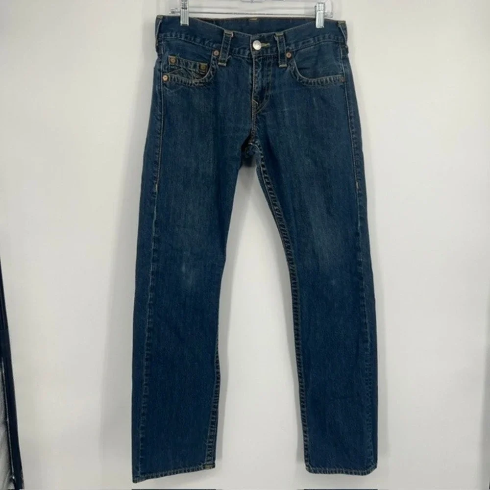 True Religion‎ Section Straight Men's Dark Wash Blue Jeans Size 30